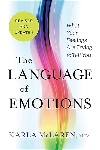 Book cover of "The Language of Emotions" by Karla McLaren, a guide to understanding emotional awareness.